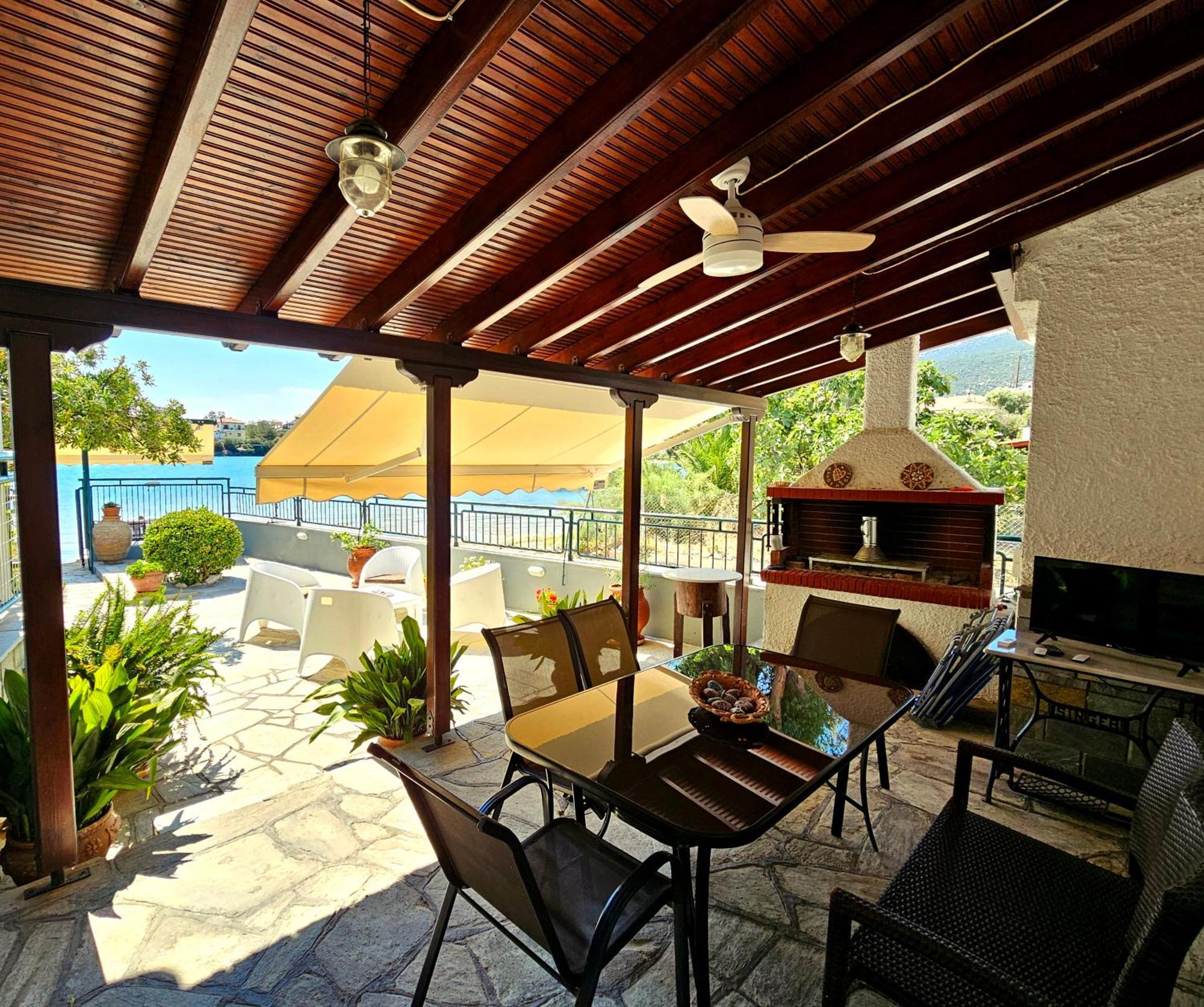 Polianthi Seaside House Villa Marathos  Dış mekan fotoğraf